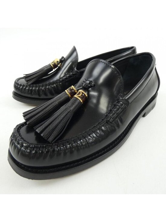 Dior D-academy Loafers Gold Tone Metal Tassel Shoes - Picture 3 of 6